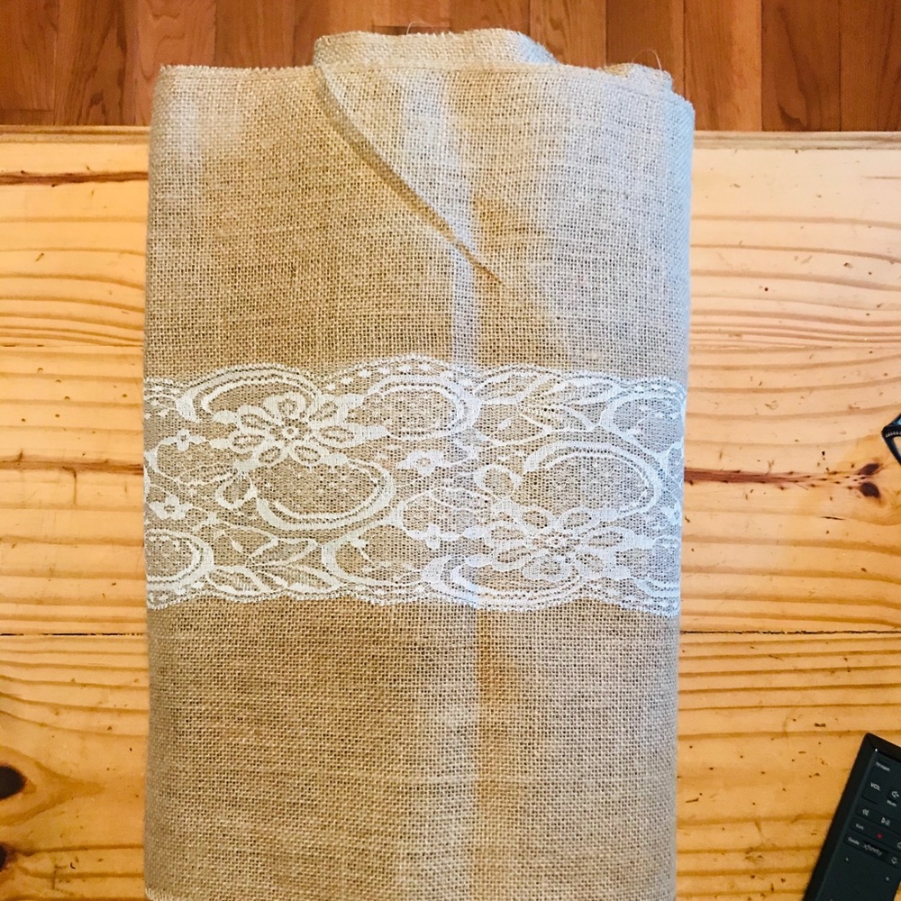 Burlap & Lace Tabletop